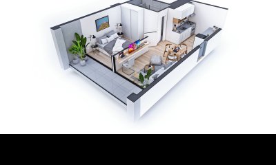 Apartamento 1 dormitorio en La Blanqueada