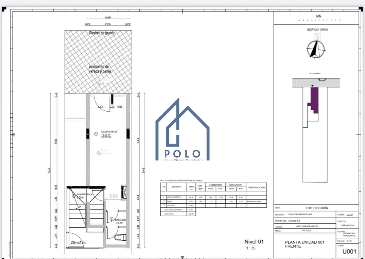 Local Comercial ID.103 - Venta Local Comercial a Estrenar, Tres Cruces !