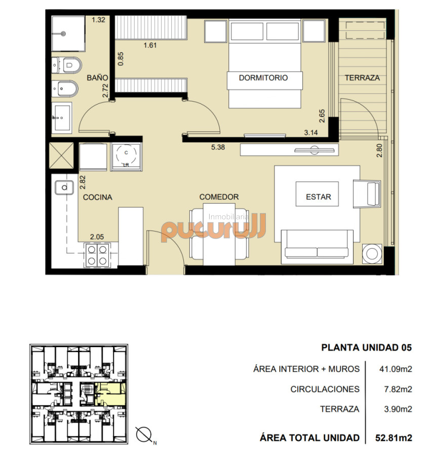 Apartamento ID.2709 - Apartamento 1 Dormitorio Ocean Drive Country Estrenar