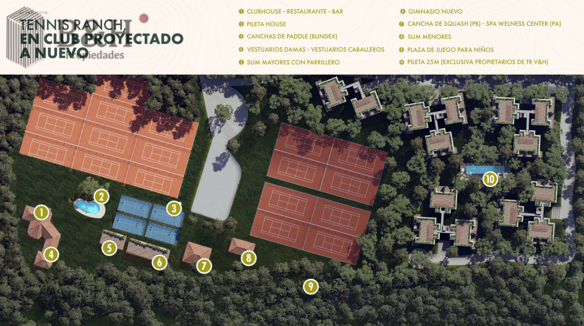 Casa ID.6150 - Chalet en Tenis Ranch en Alquiler Anual 3500 usd 