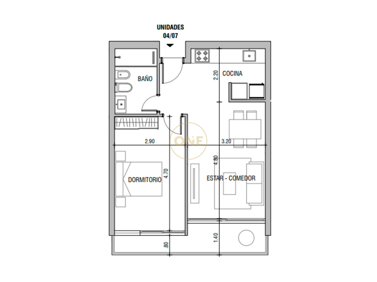 Apartamento ID.2067 - Torres del Este excelente orientación y vistas en piso 10 