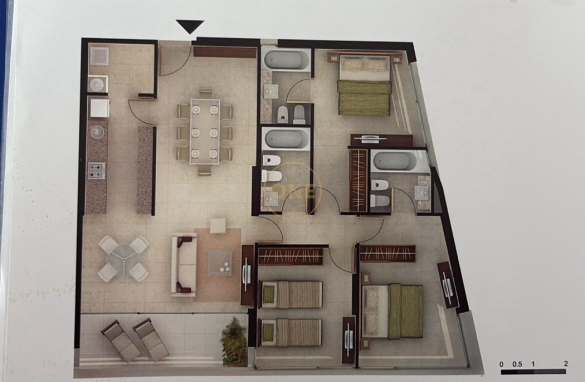 Apartamento ID.2236 - Apartamento de Lujo 3 Dormitorios 3 baños piso alto vistas