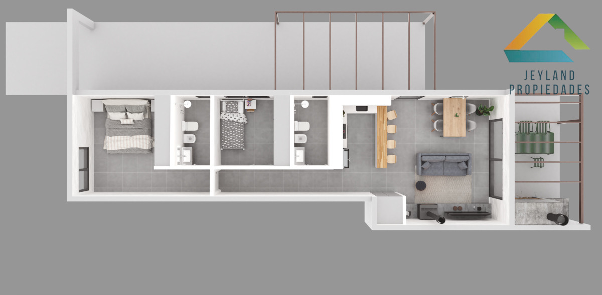 Casa ID.196 - Casa 2 dormitorios Tradicional a estrenar Pinares 