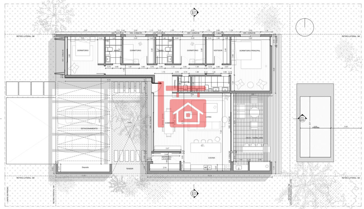 Casa ID.58 - Moderla y lujosa Casa a estrenar 4 dormitorios Distrito 52, Proyecto en Pozo