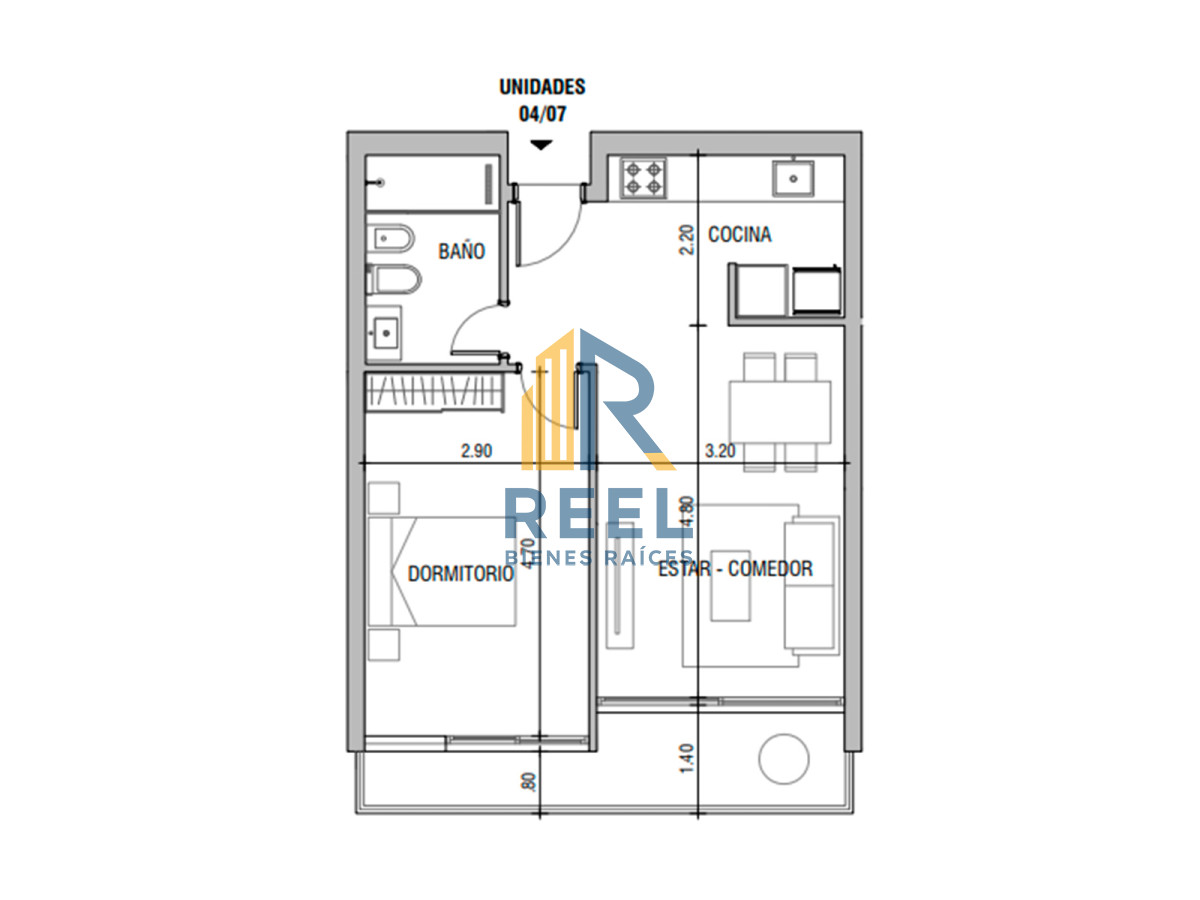 Apartamento ID.6 - Torres del Este excelente orientación y vistas en piso 10 