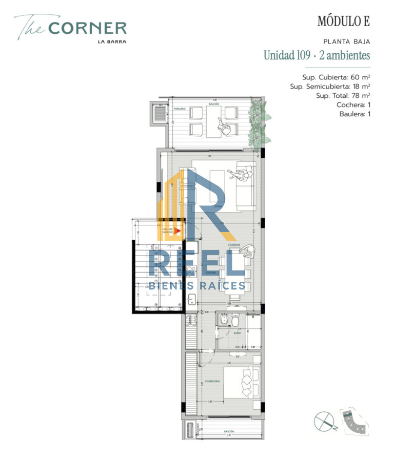 Apartamento ID.175 - Exclusivas Unidades 1 2 y 3 Ambientes en La Barra a estrenar