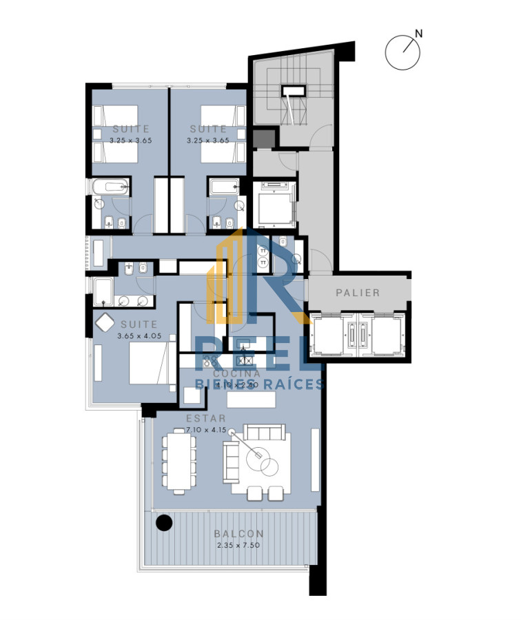 Apartamento ID.304 - Apartamento de Lujo Parada 30 Brava Fideicomiso al Costo