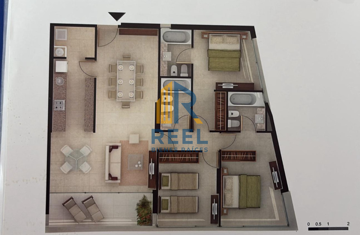 Apartamento ID.547 - Apartamento de Lujo 3 Dormitorios 3 baños piso alto vistas