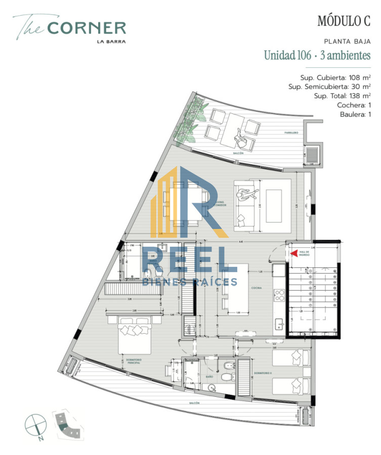Apartamento ID.175 - Exclusivas Unidades 1 2 y 3 Ambientes en La Barra a estrenar