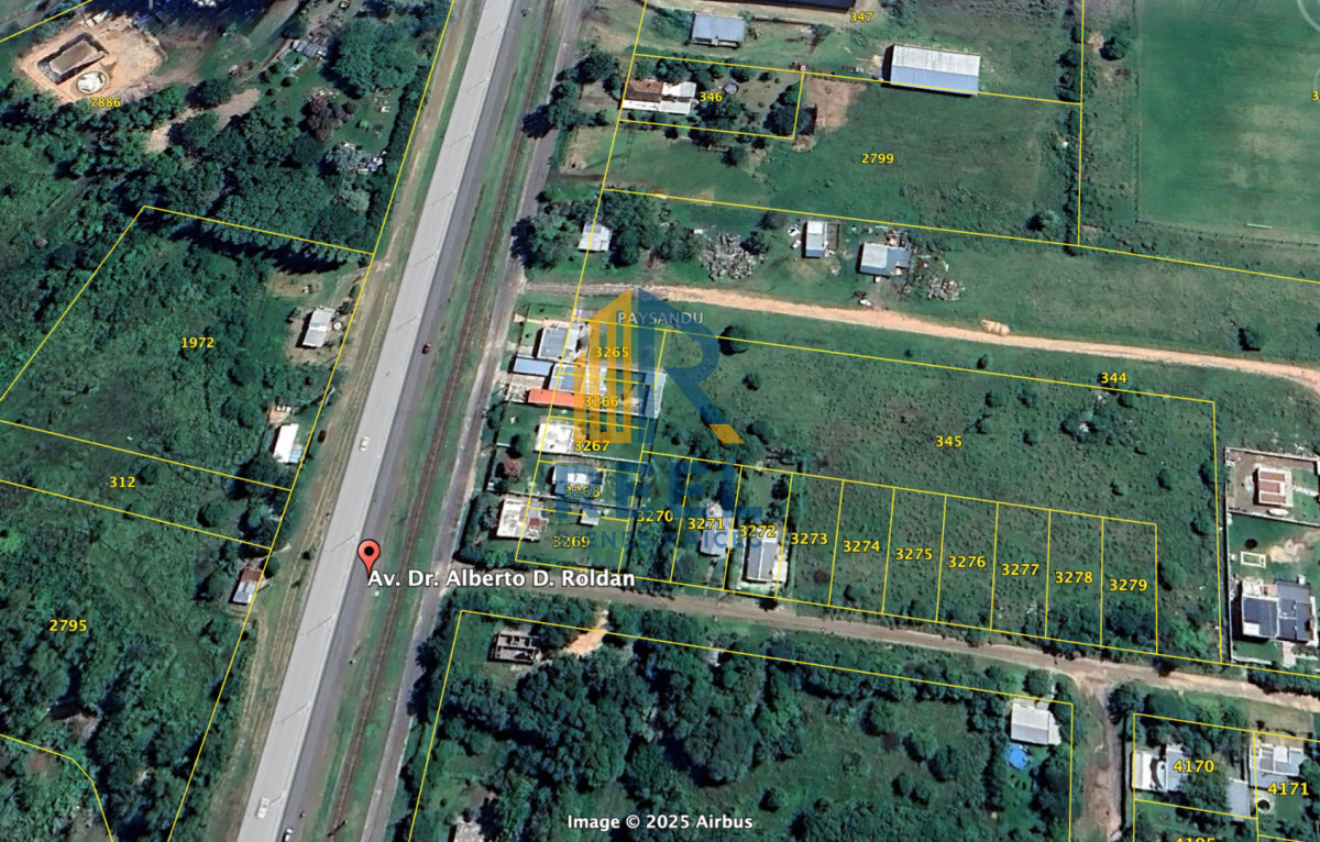 Terreno ID.165 - Terrenos en Paysandu - Zona 50 m Avenida Rondan 