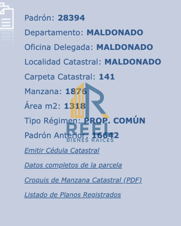 Terreno ID.181 - Terreno 1318 m2 Apto PB+4 FOT 250 ANV