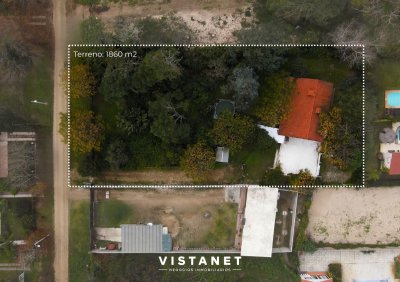 Casa en venta más apartamento y excepcional terreno de 1860m2