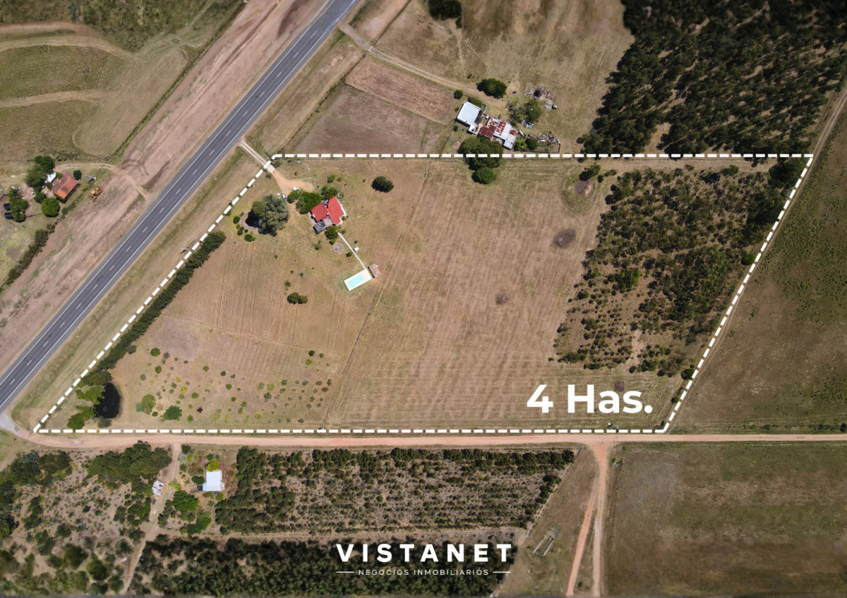 Chacra ID.316/Venta-de-Chacra-de-4Has-en-Ruta-9,-Capilla-de-Cella,-Canelones - Venta de Chacra de 4Has en Ruta 9, Capilla de Cella, Canelones