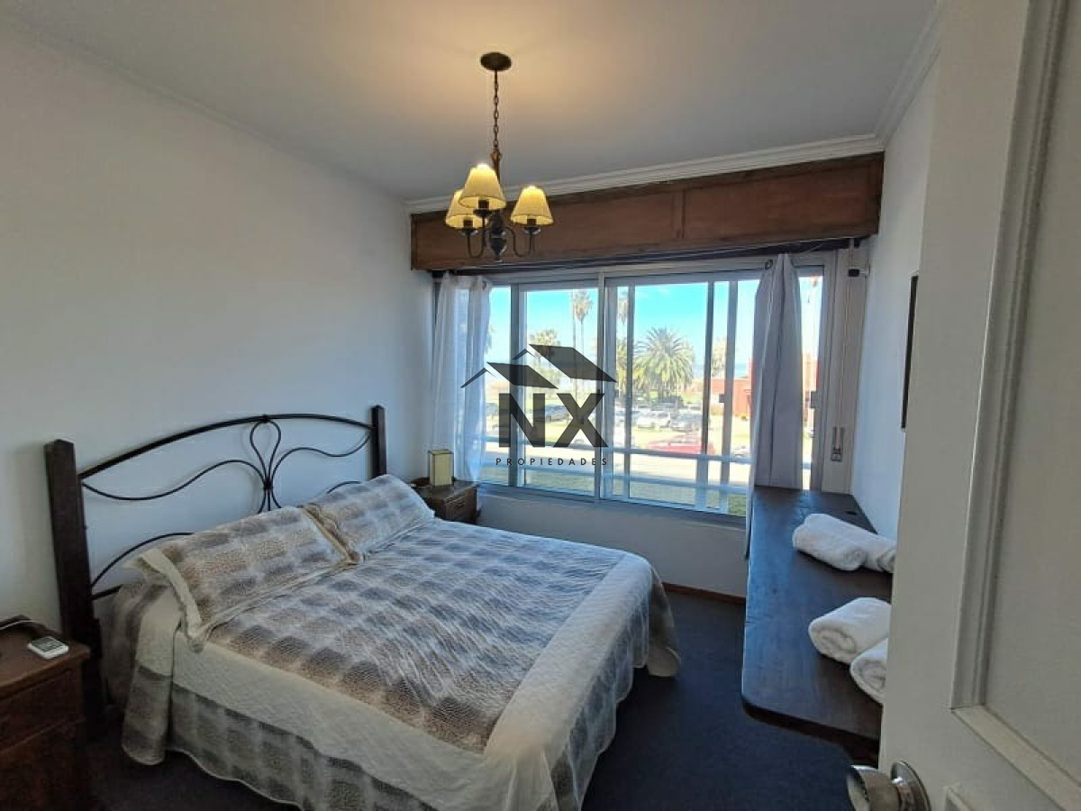 Apartamento ID.10 - Alquiler Apartamento 2 Dormitorios Rambla, Frente Al Mar  Amoblado, Seguridad 24 Hs, T