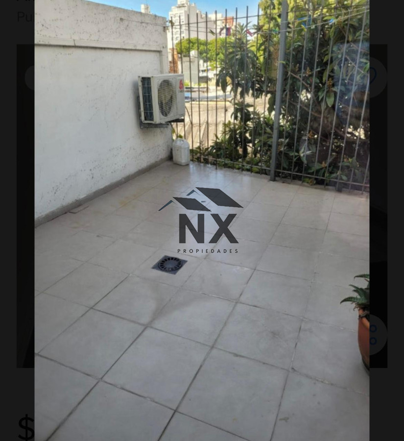 Apartamento ID.73 - Alquiler Monoambiente Gran Patio Pocitos Montevideo, N