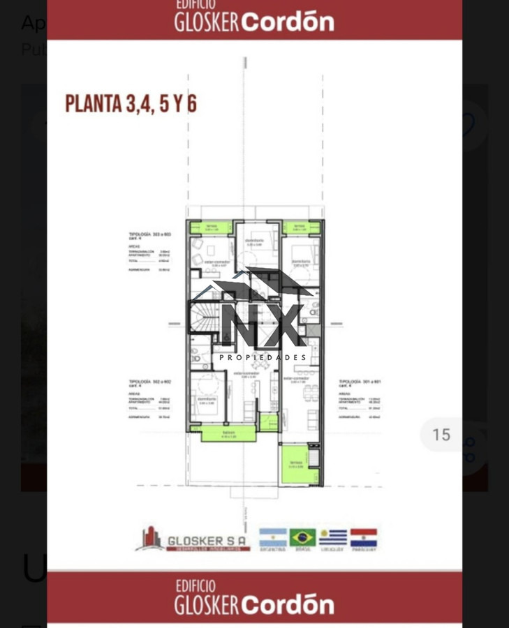 Apartamento ID.32 - Venta Apartamentos 1 Dormitorio Con Garaje Barbaboca Cordon Mpntevideo, N