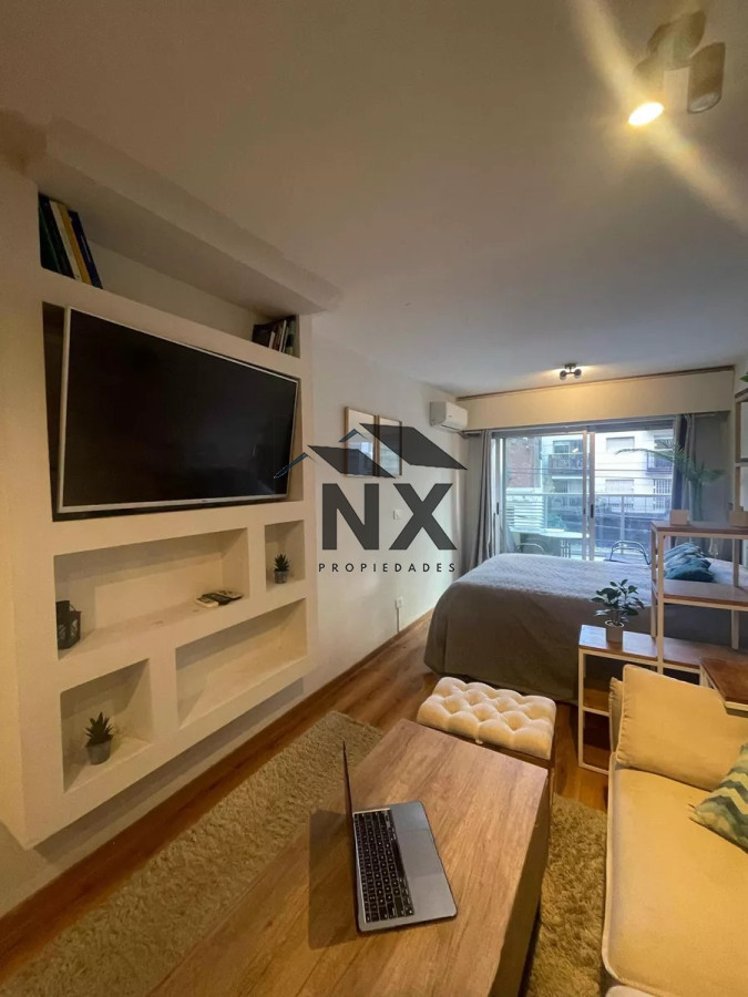 Apartamento ID.4 - Alquiler Apartamento Monoambiente Balcón, Piscina Parrillero Gimnasio Punta Carretas, T