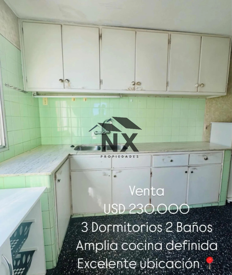 Apartamento ID.374 - Venta Apartamento 3 Dormitorios, Pocitos, T