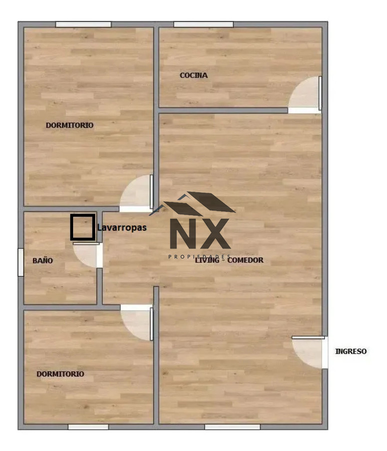 Apartamento ID.144 - Alquilo Apartamento de 2 Dormitorios en el Prado, J