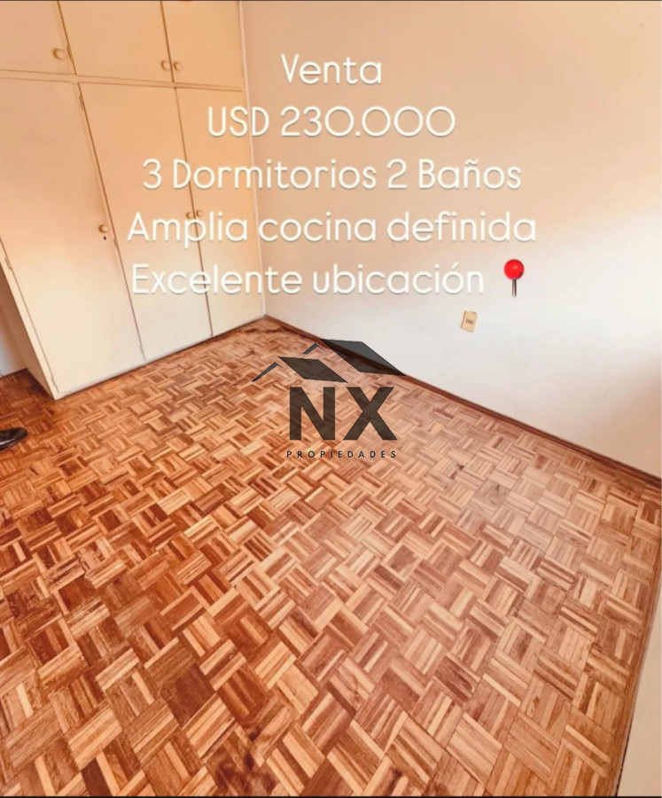 Apartamento ID.374 - Venta Apartamento 3 Dormitorios, Pocitos, T