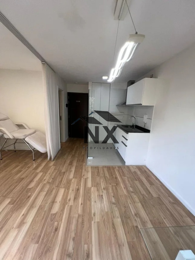 Apartamento ID.8 - Apartamento Alquiler Monoambiente Con Balcón, Parrillero Y Lavadero Pocitos, Montevideo, T