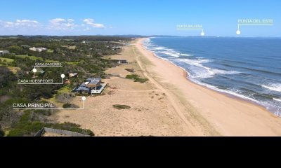 Singular Chacra Marítima en venta de 5 Has sobre la playa, próxima a Punta Ballena !.