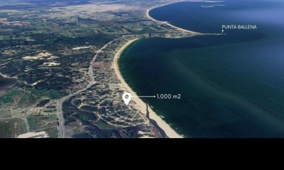Terreno en venta a sólo 100 metros del Mar en zona de Chihuhua. Punta Ballena.
