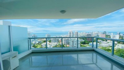 One I, piso alto, vista, 3 suite, edificio con servicios