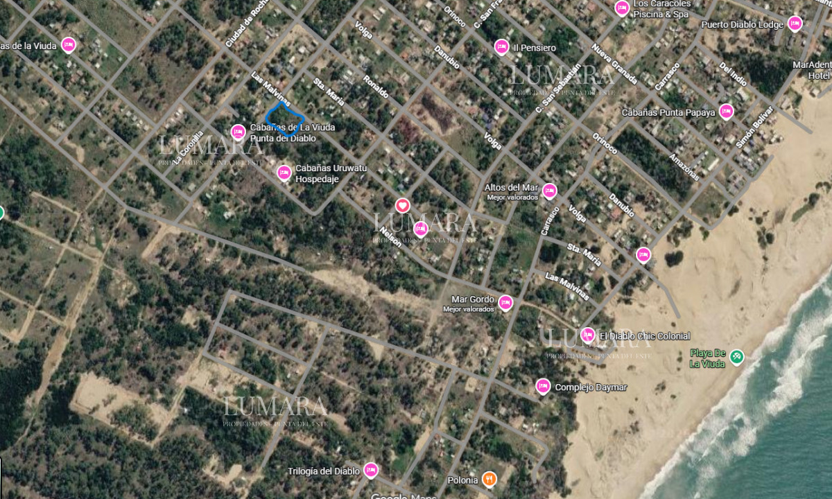Terreno ID.3272 - SE VENDE TERRENO EN LA VIUDA PUNTA DEL DIABLO