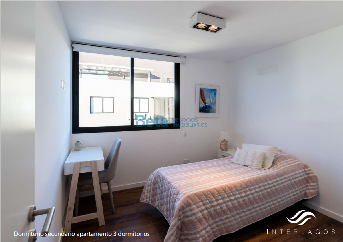 Apartamento ID.15 -  Venta Apartamento INTERLAGOS 3 dormitorios, terraza y Cochera 