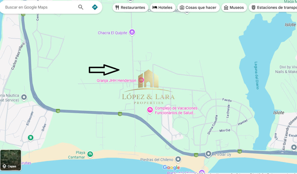 Chacra ID.32 - 15 has a metros de la playa en Punta Ballena al lado de Los Tordillos