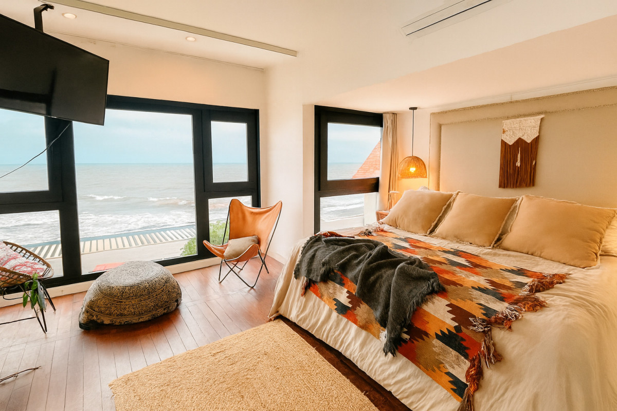 Casa ID.498 - Casa frente al mar en la Península - 5 suites, piscina y parrillero techado