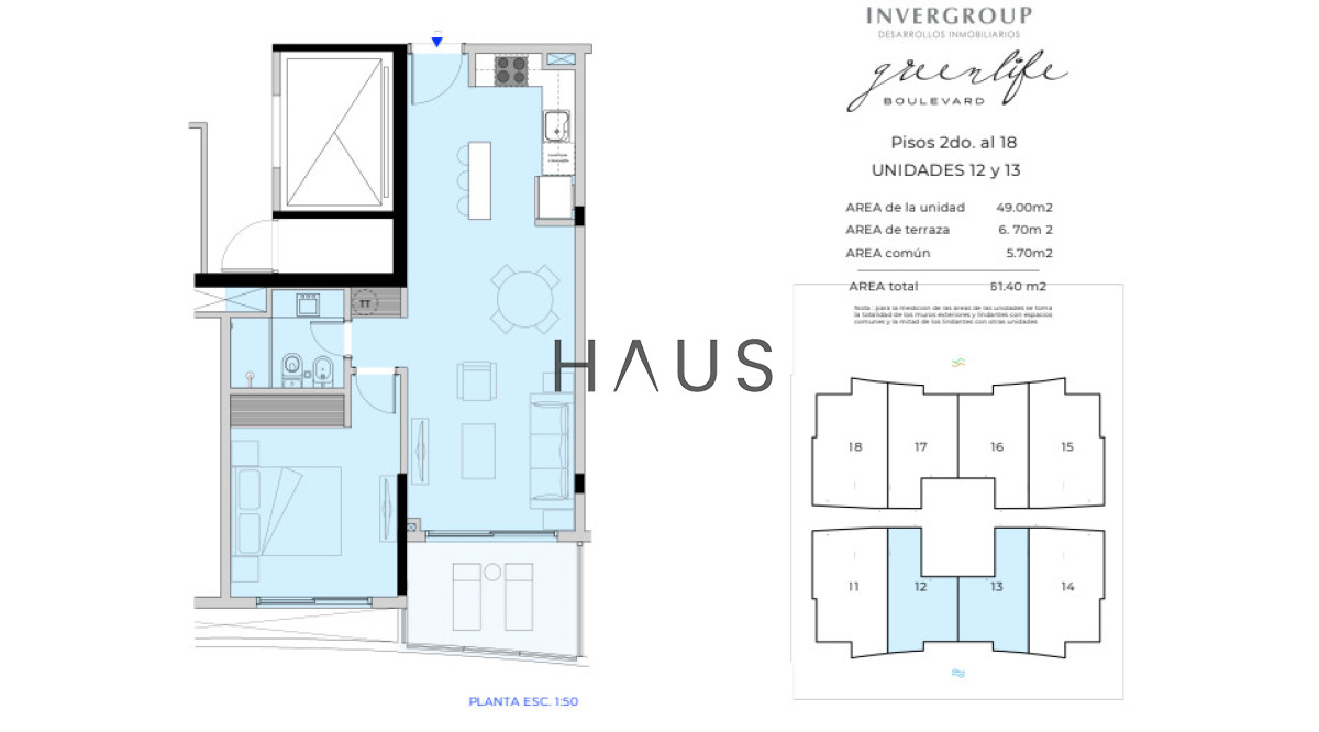 Apartamento ID.453 - Preventa apartamento 1 dormitorio  - Greenlife Boulevard, Punta del Este