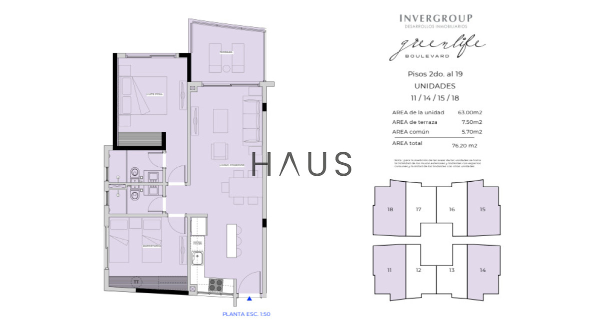 Apartamento ID.432 - Preventa apartamento 2 dormitorios esquinero - Greenlife Boulevard, Punta del Este