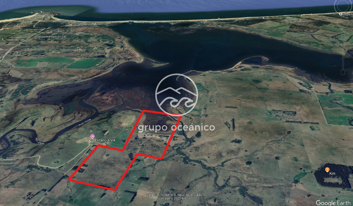 Campo Ref.88 - Campo 91 há sobre Laguna de José Ignacio