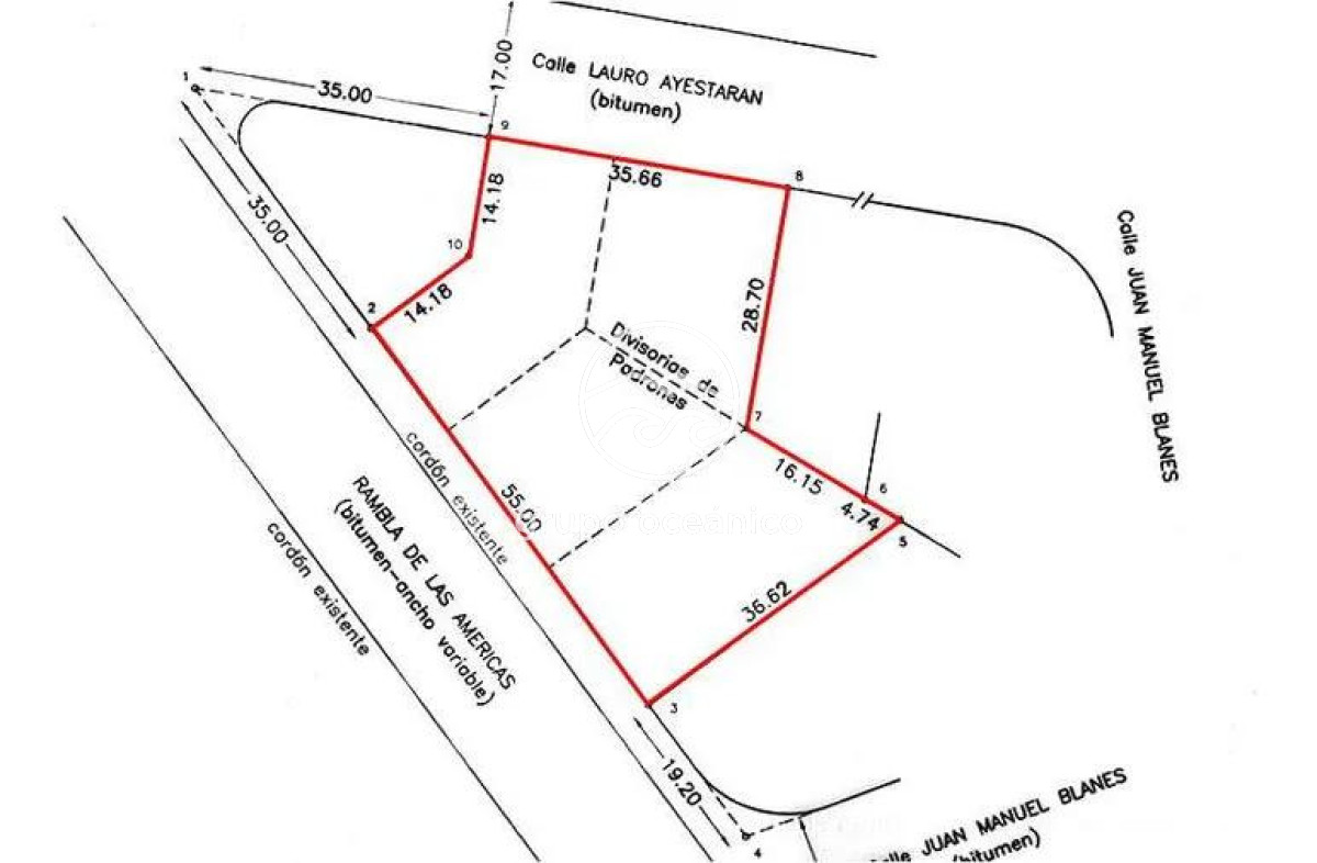 Terreno ID.66 - Terreno primera línea sobre Rambra de Colonia del Sacramento 