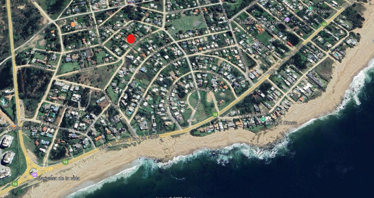 Terreno en el Chorro con vista al mar