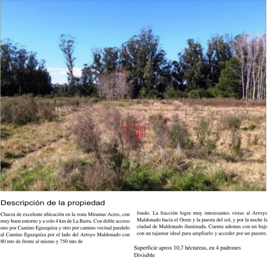 Chacra ID.13989 - Chacra en La Barra 