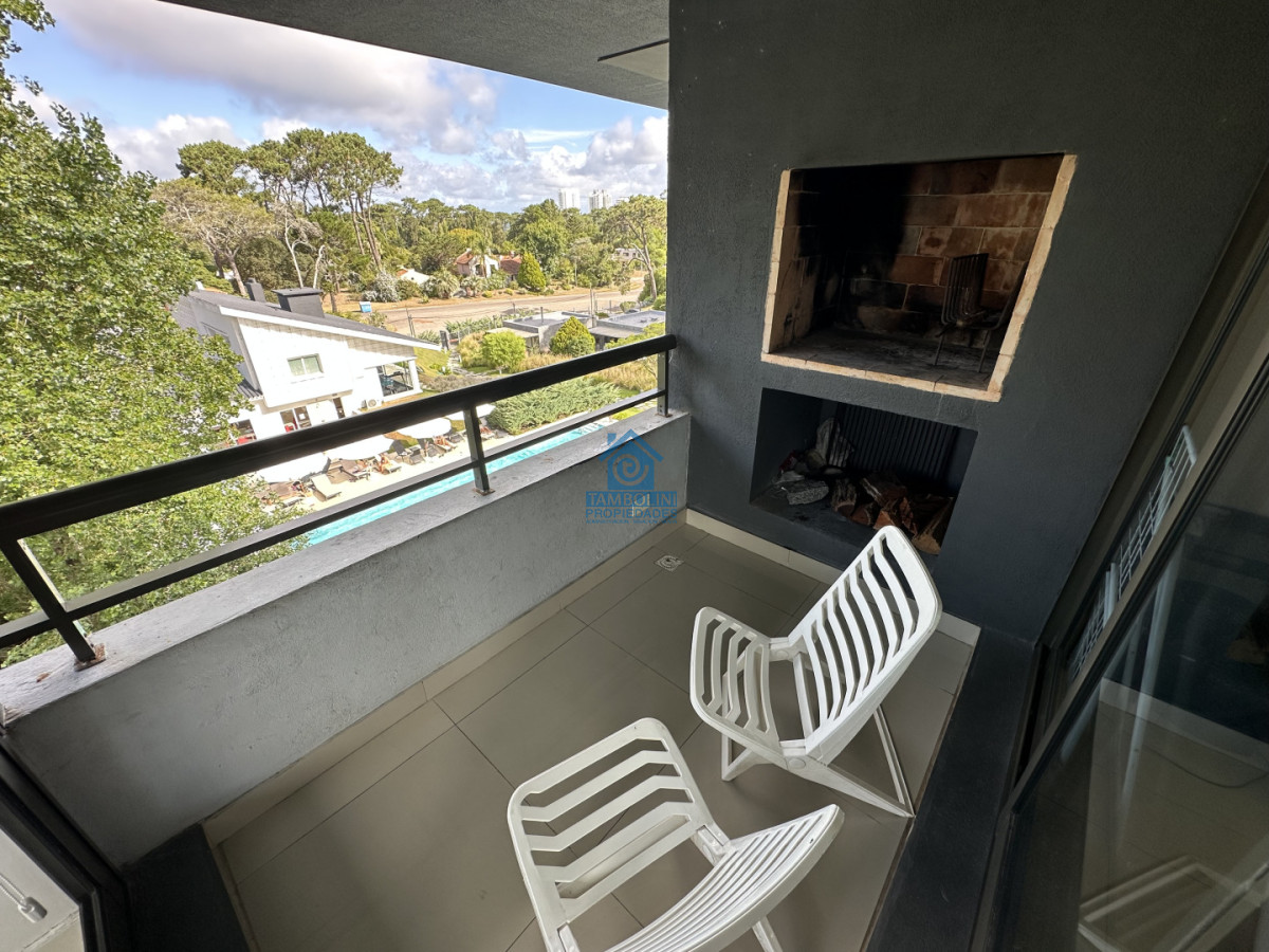 Apartamento ID.1103 - Apartamento alquiler invernal de 2 dormitorios terraza con parrillero en Punta del Este, San Rafael
