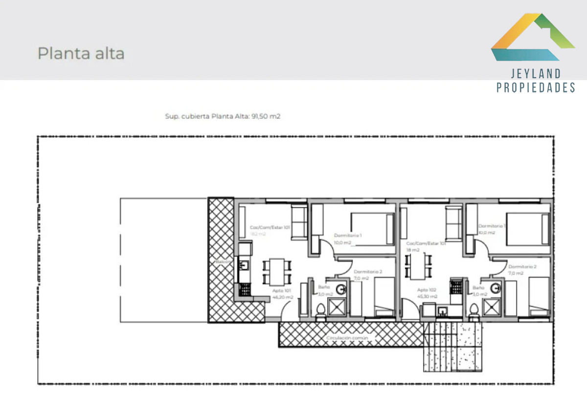 Apartamento ID.421 - Apartamento de 2 dormitorios en 4H 