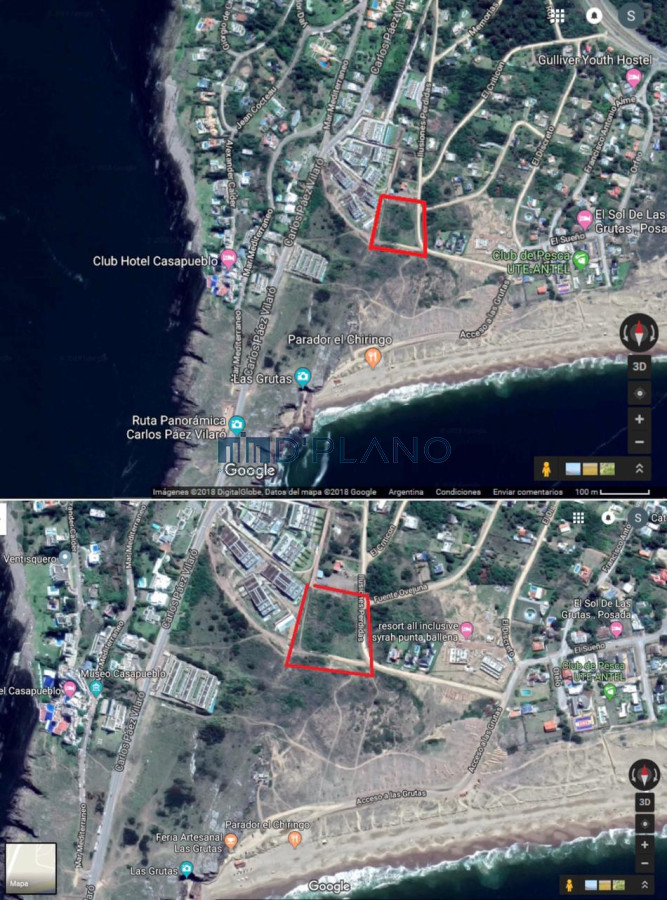 TERRENO CON VISTA AL MAR IDEAL PARA EDIFICAR EDIFICIO O COMPLEJO DE APARTAMENTOS - DPL34T