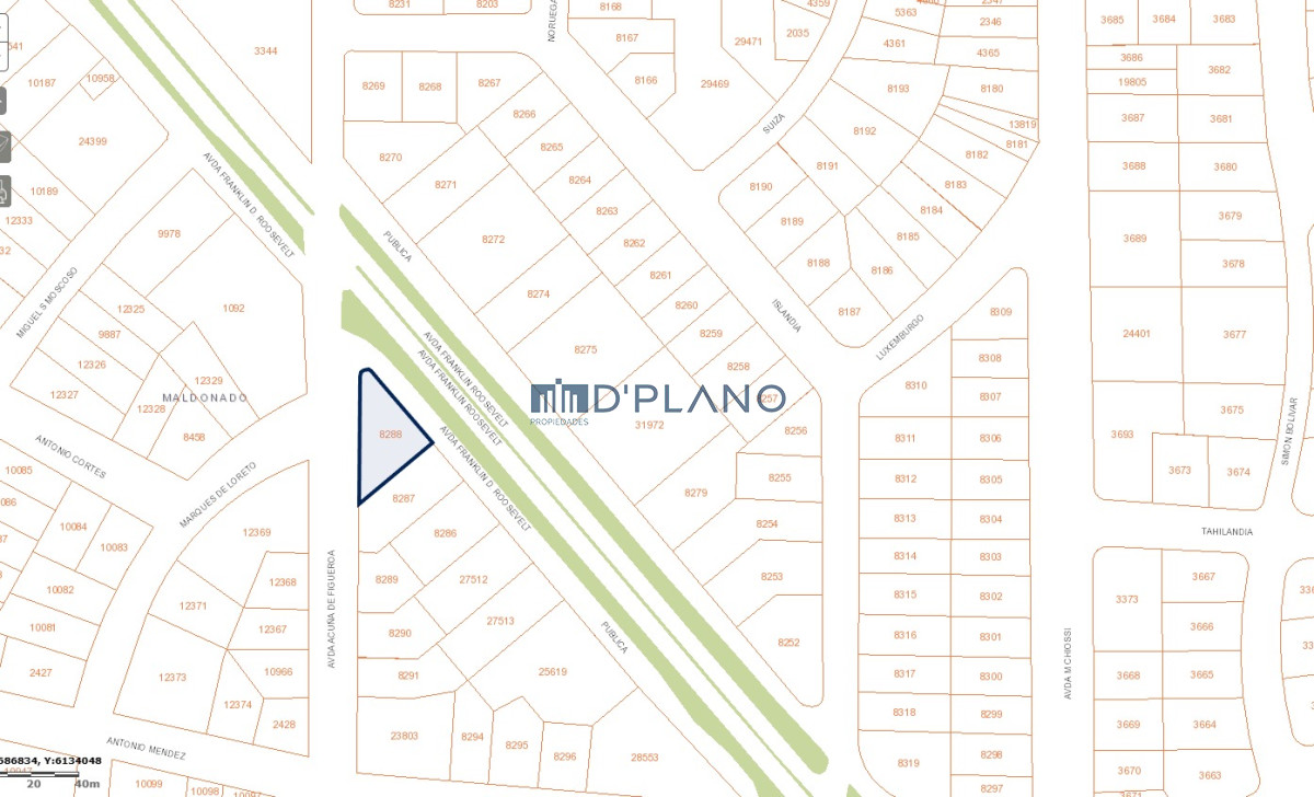 Terreno ID.150 - TERRENO ESQUINA EN ROOSEVELT