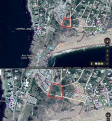 Terreno con vista al mar ideal para edificar edificio o complejo de apartamentos