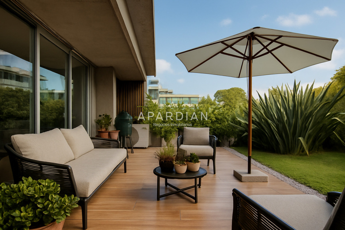 Apartamento ID.21098827 - Apartamento 2 dormitorios 2 baños con jardín 