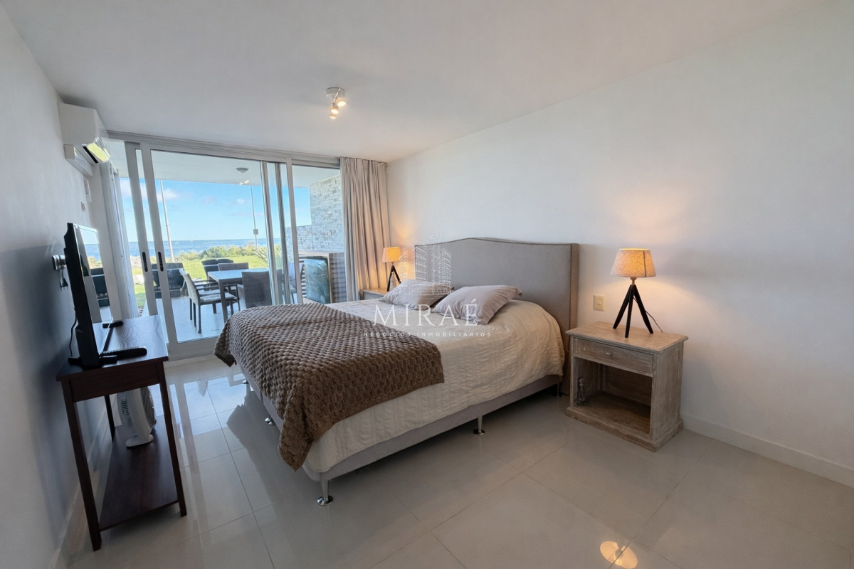 Apartamento ID.281 - Apartamento en alquiler 2 dormitorios, 2 baños primera linea de playa mansa 