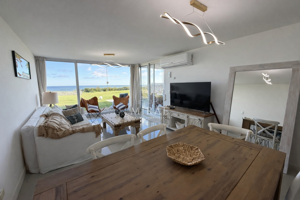 Apartamento ID.281 - Apartamento en alquiler 2 dormitorios, 2 baños primera linea de playa mansa 