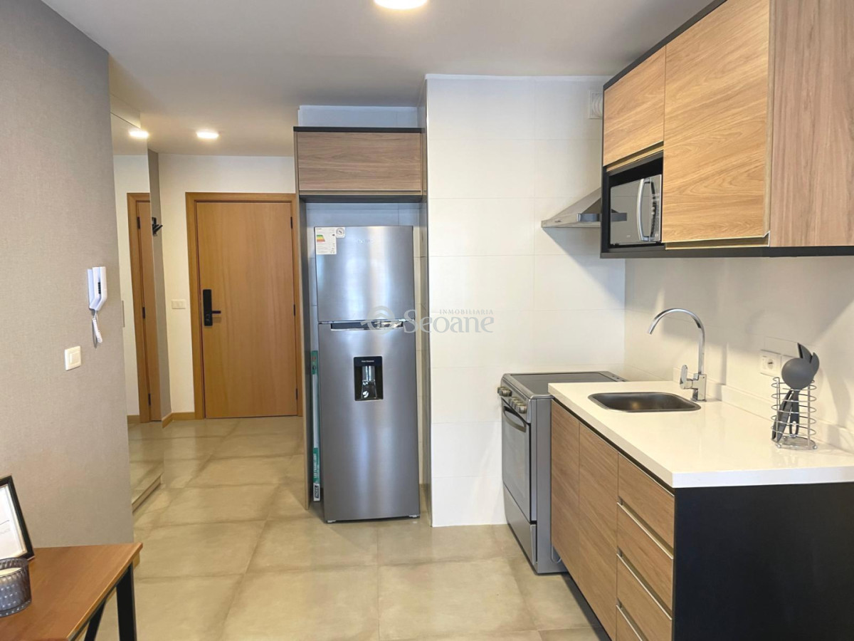 Apartamento ID.565 - Chucarro Y Av Brasil, al frente, con terraza, amoblado