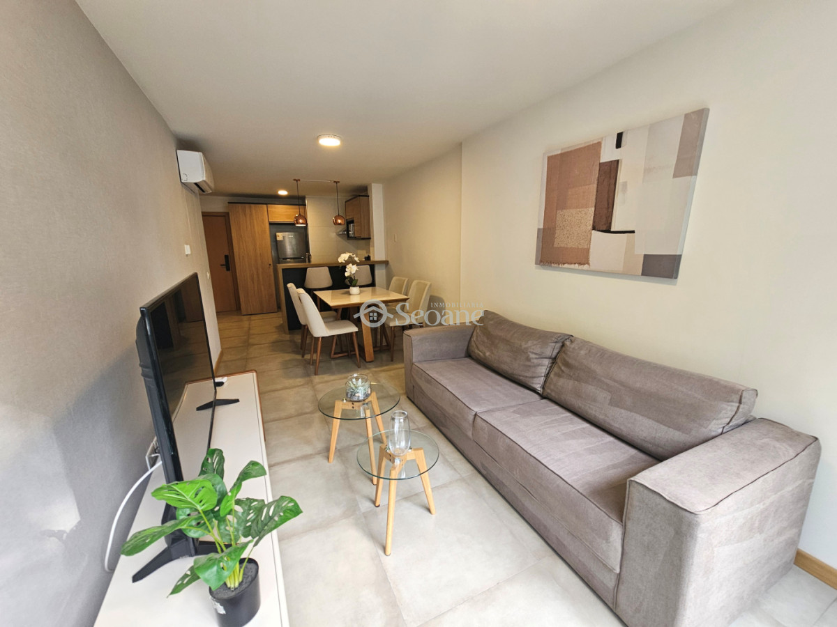 Apartamento ID.528 - Chucarro y Av Brasil, Amoblado, terraza al frente y garaje