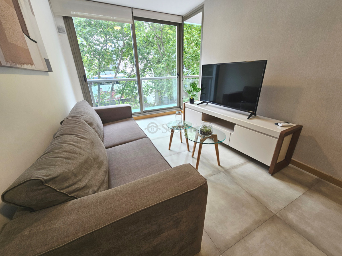 Apartamento ID.528 - Chucarro y Av Brasil, Amoblado, terraza al frente y garaje
