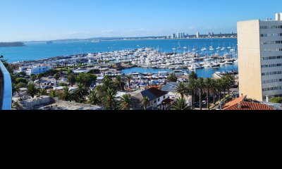 Vista al puerto de punta del este